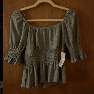 Off the shoulder top